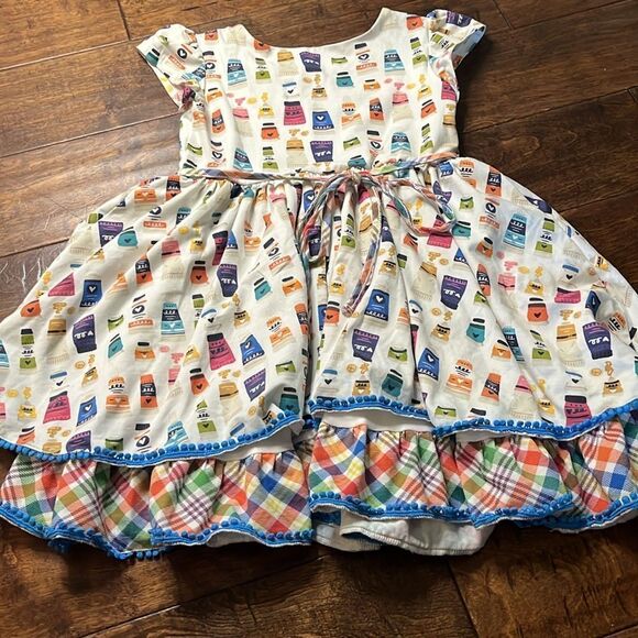 GIRL August Little Artist Swingy Dress, size 8 - Picture 6 of 10